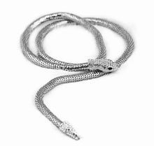 Load image into Gallery viewer, 2016 Fashion Collier Femme Jewelry Full Rhinestone Austria Accessories gold silver Crystal Snake longPendant Necklace NJ-140