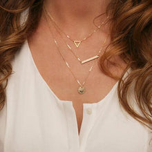 Load image into Gallery viewer, 2016 Hottest Fashion Casual Personality Circle Lariat Pendant Gold Color Necklace High Quality Simple Choker Necklaces Women