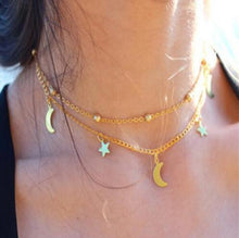 Load image into Gallery viewer, 2016 Hottest Fashion Casual Personality Circle Lariat Pendant Gold Color Necklace High Quality Simple Choker Necklaces Women