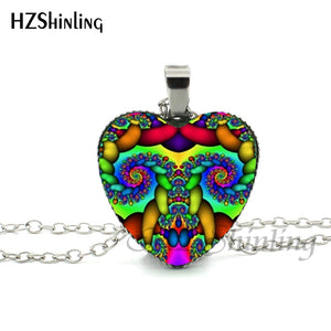 2016 New Divergent Heart Necklace Divergent Tree Pendant Jewelry Women Heart Necklace Art Glass Necklace HZ3