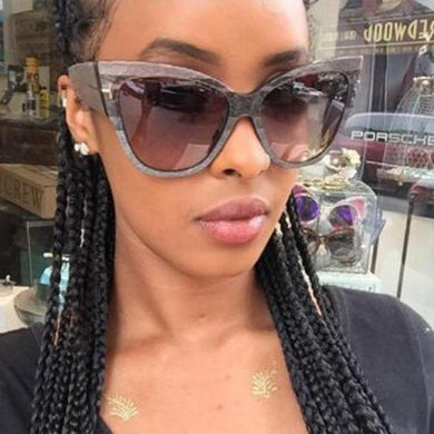2016 Summer  Brand Designer Women Sunglasses Oversize Acetate Cat eye Sun glasses Sexy Shades Gafas De Sol