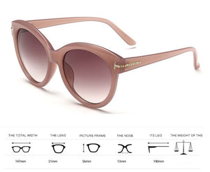 2016 Summer  Brand Designer Women Sunglasses Oversize Acetate Cat eye Sun glasses Sexy Shades Gafas De Sol