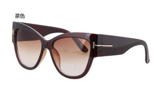 2016 Summer  Brand Designer Women Sunglasses Oversize Acetate Cat eye Sun glasses Sexy Shades Gafas De Sol