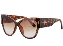 Carica l&#39;immagine nel visualizzatore di Gallery, 2016 Summer  Brand Designer Women Sunglasses Oversize Acetate Cat eye Sun glasses Sexy Shades Gafas De Sol