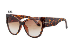 Carica l&#39;immagine nel visualizzatore di Gallery, 2016 Summer  Brand Designer Women Sunglasses Oversize Acetate Cat eye Sun glasses Sexy Shades Gafas De Sol