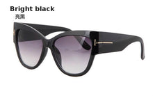 Carica l&#39;immagine nel visualizzatore di Gallery, 2016 Summer  Brand Designer Women Sunglasses Oversize Acetate Cat eye Sun glasses Sexy Shades Gafas De Sol