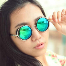 Load image into Gallery viewer, 2023 Cyber Goggles 50s Round Glasses Classic Steampunk Sunglasses Retro Style Blinder MAR18_15