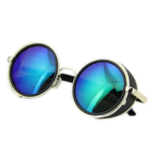 Load image into Gallery viewer, 2023 Cyber Goggles 50s Round Glasses Classic Steampunk Sunglasses Retro Style Blinder MAR18_15