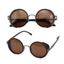 Load image into Gallery viewer, 2023 Cyber Goggles 50s Round Glasses Classic Steampunk Sunglasses Retro Style Blinder MAR18_15