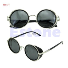 Load image into Gallery viewer, 2023 Cyber Goggles 50s Round Glasses Classic Steampunk Sunglasses Retro Style Blinder MAR18_15