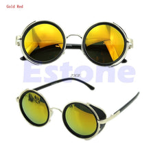 Load image into Gallery viewer, 2023 Cyber Goggles 50s Round Glasses Classic Steampunk Sunglasses Retro Style Blinder MAR18_15