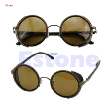 Load image into Gallery viewer, 2023 Cyber Goggles 50s Round Glasses Classic Steampunk Sunglasses Retro Style Blinder MAR18_15