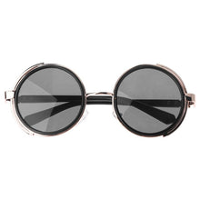 Load image into Gallery viewer, 2023 Cyber Goggles 50s Round Glasses Classic Steampunk Sunglasses Retro Style Blinder MAR18_15