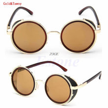 Load image into Gallery viewer, 2023 Cyber Goggles 50s Round Glasses Classic Steampunk Sunglasses Retro Style Blinder MAR18_15