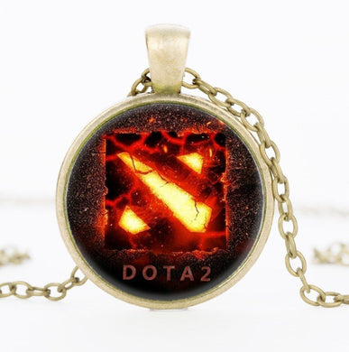2017 Nuova collana in vetro Dota 2 Collares Collane da gioco in vetro Collana pendente per uomini e donne regalo 