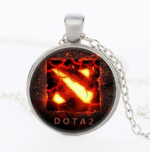 Load image into Gallery viewer, 2017 New Dota 2 Glass Necklace Collares Glass game necklaces Statement Necklace Pendant For Men Women Gift