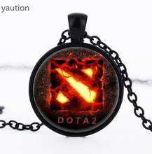 Load image into Gallery viewer, 2017 New Dota 2 Glass Necklace Collares Glass game necklaces Statement Necklace Pendant For Men Women Gift