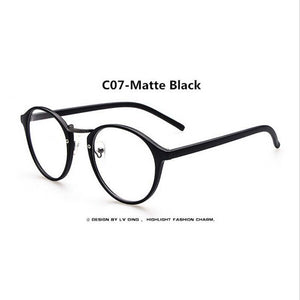 2023 Eyewear Eyeglasses Retro Metal Round Women Spectacles Frame Glasses Men Optical Myopia Frame plain mirror Glasses
