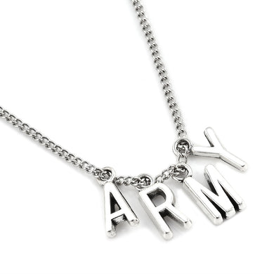2017 New Fashion BTS Jimin Necklace Bangtan Boys ARMY A.R.M.Y Pendant KOOK JIMIN V SUGA Charms Jewelry Best Gift