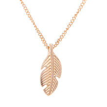 Load image into Gallery viewer, 2017 New Gold-color Leaves Light As A Feather Alloy Collarbone Short Maxi Necklace Women