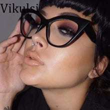 Load image into Gallery viewer, 2023 Sexy Cat Eye Optical Glasses Women Transparent Eyewear Brand Designer Vintage Clear Eyeglasses Optical Frame oculos