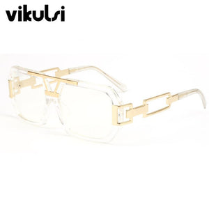 2023 Newest Star Brand Square Frame Glasses Women Optical Male Big Clear Glasses Designer Eyeglass Frames Black Men Gold Oculos