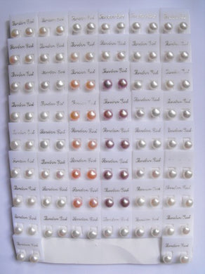 2017 Promotion Limited Classic Brinco Earings Wholesale Jewelry Lots 50pairs Bulk Natural Pearl Earrings Ear Stud