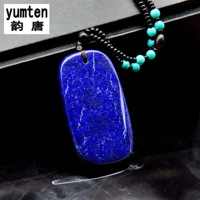 2017 Catena di corda Lapislazzuli Collane Pendenti Uomo Donna Amore Opale Pietra Jewerly Colares Feminino Collares Mujer Fascino galleggiante 