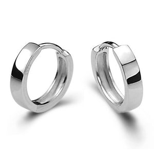 2017 Women Men cartilage Earring Simple Styles Fashion Ear Jewelry Silver Plated Stud Earrings Retail Unisex Jewelry Simple