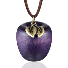 Carica l&#39;immagine nel visualizzatore di Gallery, 2017 love Women statement necklace apple pendant fashion vintage long rope necklaces &amp; pendants for women jewelry kolye collar