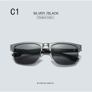2023Classic Polarized Sunglasses Men Brand Designer  Men's Integrated  Sun glasses