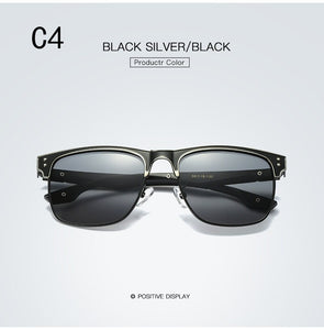 2023Classic Polarized Sunglasses Men Brand Designer  Men's Integrated  Sun glasses