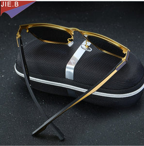 2023Classic Polarized Sunglasses Men Brand Designer  Men's Integrated  Sun glasses