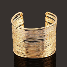Carica l'immagine nel visualizzatore di Gallery, 2018 African New Fashion Simple Creative Design Bangle Accessory Women Charm Prom Party Gifts Jewelry