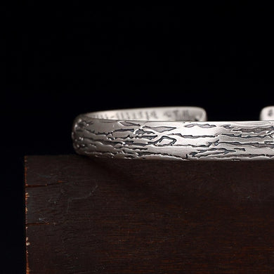 2018 Armbanden Voor Vrouwen Restoring Ancient Ways Is Matte Prajnaparamita Sutra Female Personality Wholesale Sterling Bracelet