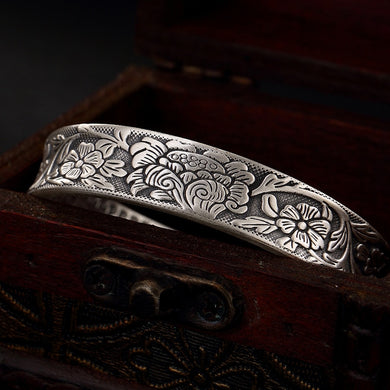 2018 Armbanden Voor Vrouwen Restoring Ancient Ways Is The Lotus Sutra Sterling Bracelet High-grade Joker Open Lady Wholesale