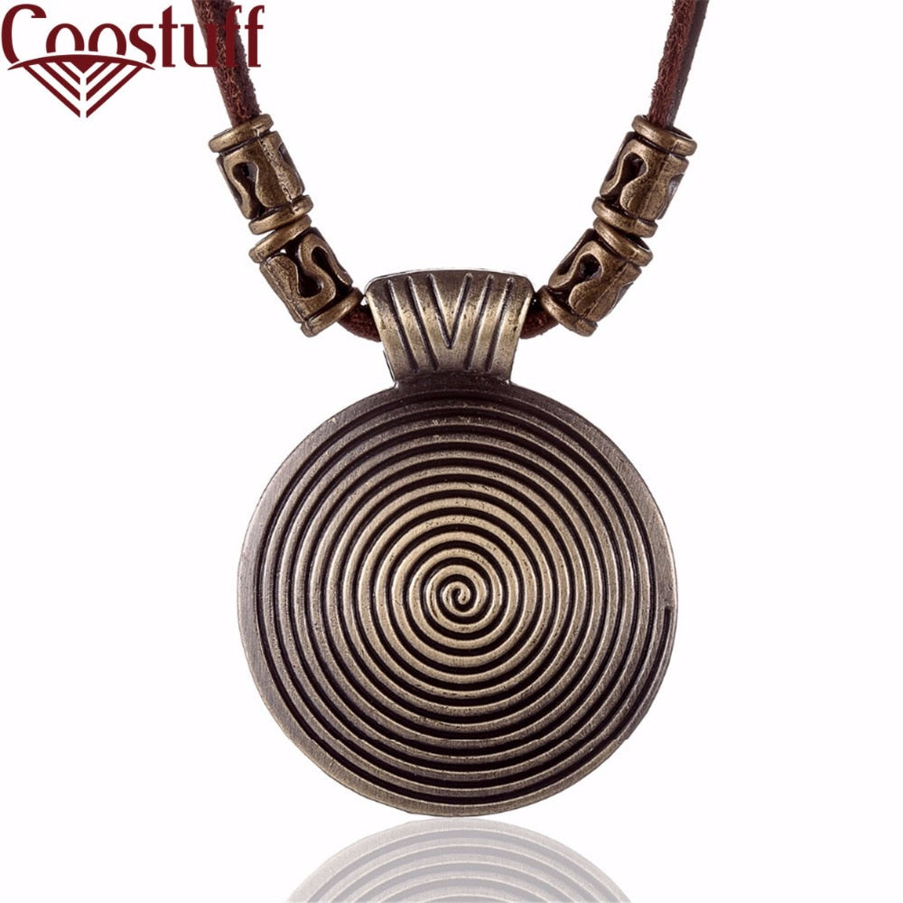 2018 Chokers Vintage Women Jewelry choker necklace colar Long Genuine Leather statement necklace Woman collier kolye collares