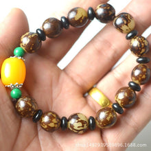 Load image into Gallery viewer, 2018 Classic Natural Flower Root Bodhi Bracelet Bodhi Root Bodhi Bead Rosary Female Vintage Fashion fashion Buddha Head Bracelet