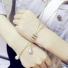 Load image into Gallery viewer, 2018 Crystal All-match Tassel Pendant Necklace Female Long Simple Sweater Chain Clothes Accessories Chocker collier femme women