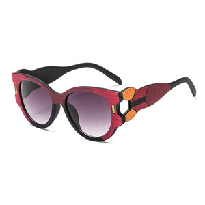 2023 Cat Eye Sunglasses Women  Brand Designer  Unique Sun Glasses For Female Colorful Frames Spectacles UV400