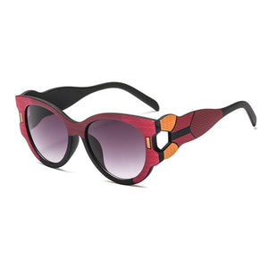 2023 Cat Eye Sunglasses Women  Brand Designer  Unique Sun Glasses For Female Colorful Frames Spectacles UV400