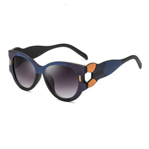 2023 Cat Eye Sunglasses Women  Brand Designer  Unique Sun Glasses For Female Colorful Frames Spectacles UV400