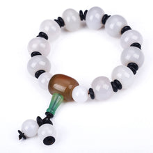 Load image into Gallery viewer, 2018 Fashion Natural Stone Amber Bracelets For Women Men Rose Quart Tiger Eyes Agates Beads Yoga Bracelets Pulseira Masculina