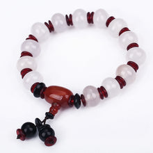Load image into Gallery viewer, 2018 Fashion Natural Stone Amber Bracelets For Women Men Rose Quart Tiger Eyes Agates Beads Yoga Bracelets Pulseira Masculina