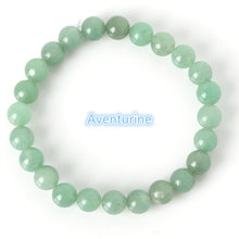 Load image into Gallery viewer, 2018 Fashion Natural Stone Bracelets For Women Men Tiger Eyes Rose Quart Amethyst Agate Bead Yoga Bracelets Pulseira Masculina