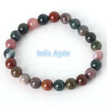 Load image into Gallery viewer, 2018 Fashion Natural Stone Bracelets For Women Men Tiger Eyes Rose Quart Amethyst Agate Bead Yoga Bracelets Pulseira Masculina