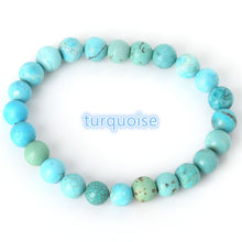 Load image into Gallery viewer, 2018 Fashion Natural Stone Bracelets For Women Men Tiger Eyes Rose Quart Amethyst Agate Bead Yoga Bracelets Pulseira Masculina