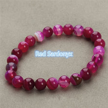 Load image into Gallery viewer, 2018 Fashion Natural Stone Bracelets For Women Men Tiger Eyes Rose Quart Amethyst Agate Bead Yoga Bracelets Pulseira Masculina
