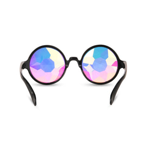 2023 Retro Round Gothic Rave Sunglasses with prism holographic Men Women gozluk Eyewear brillen Glasses gunes gozlugu