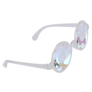2023 Retro Round Gothic Rave Sunglasses with prism holographic Men Women gozluk Eyewear brillen Glasses gunes gozlugu